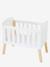 Wooden Bed with Legs for Dolls - FSC®100% Certified Wood/White 