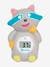 Bath & Room Temperature Raccoon-Shaped Thermometer by BADABULLE Dark Grey 