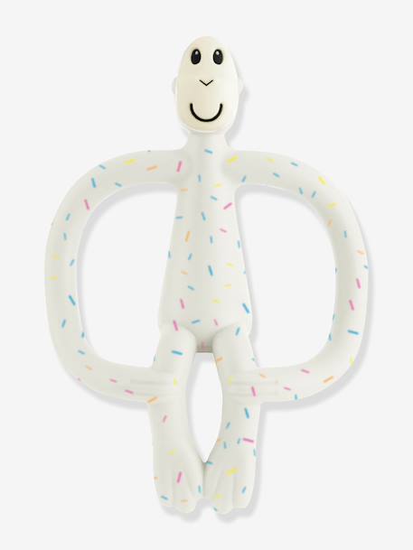 Teething ring MATCHSTICK MONKEY blue+mint green+multicoloured+orange 