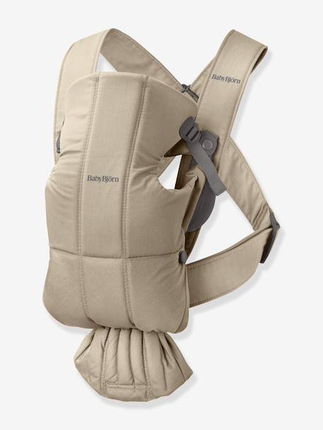 BABYBJÖRN Mini woven baby carrier beige+black 