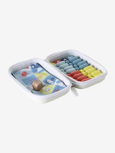 Wooden FSC®100% travel game of goose and ludo multicoloured 