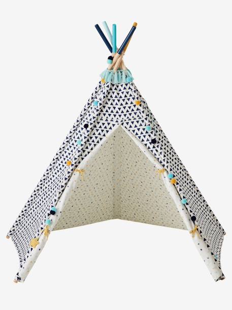 Reversible Teepee, Sioux - Wood FSC® Certified White/Print 