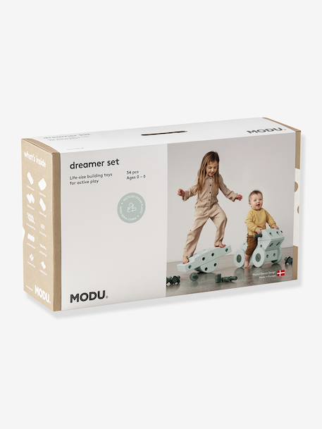 Evolutive construction game dreamer kit MODU mint green 