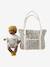 Doll Changing Bag in Cotton Gauze Multi+yellow 