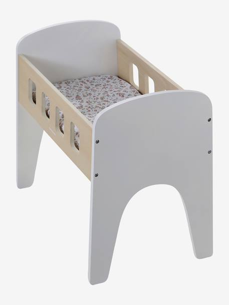 Doll Bed in FSC®100% Wood white+wood 