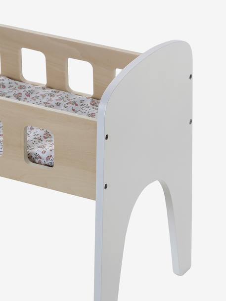 Doll Bed in FSC®100% Wood white+wood 