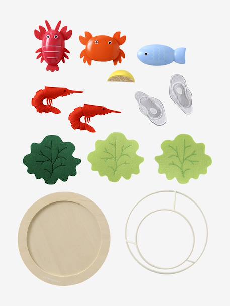 Seafood Platter in FSC® Wood blue 