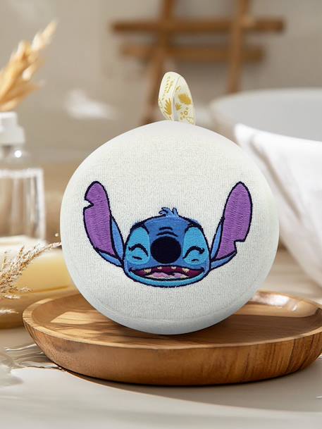Embroidered Sponge with LILO & STITCH Head Motif for Babies, by Disney® ecru 