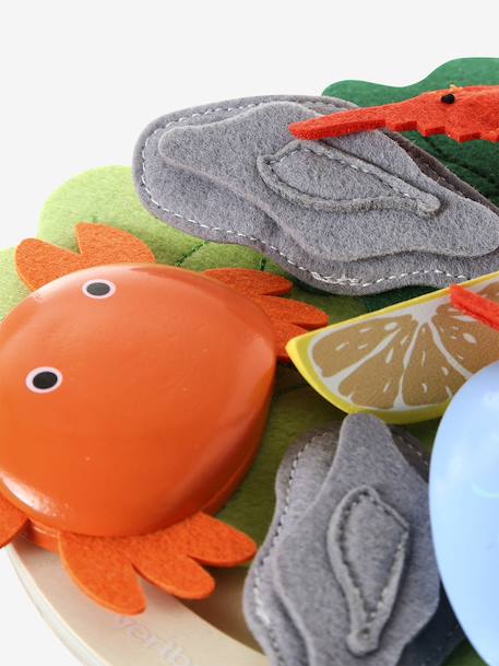 Seafood Platter in FSC® Wood blue 
