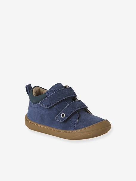 Pair of Soft Leather Boots for Babies, Designed for First Steps beige+blue+brown+electric blue+green+ocean blue+ochre+sage green+set beige+set brown+set green 