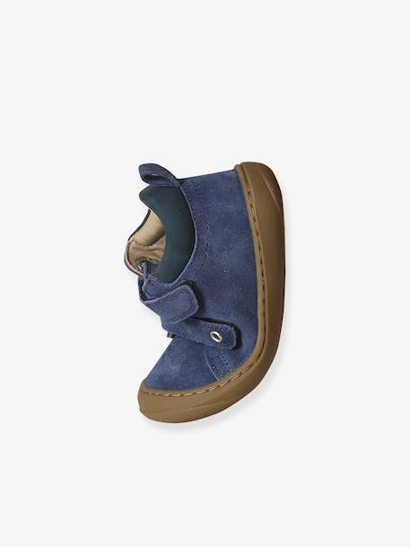 Pair of Soft Leather Boots for Babies, Designed for First Steps beige+blue+brown+electric blue+green+ocean blue+ochre+sage green+set beige+set brown+set green 