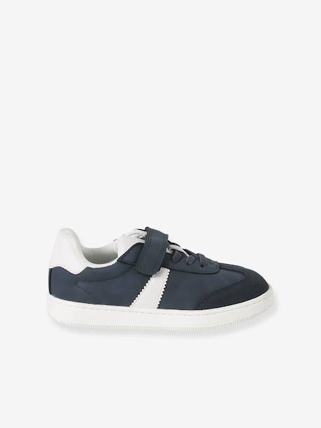 Trainers with Elasticated Laces & Hook-&-Loop Fasteners For Children, Designed for Autonomy navy blue 