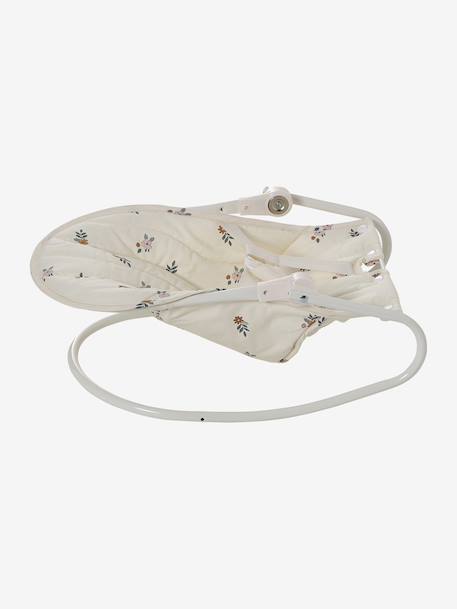 Metal Baby Bouncer for Baby Dolls ecru 