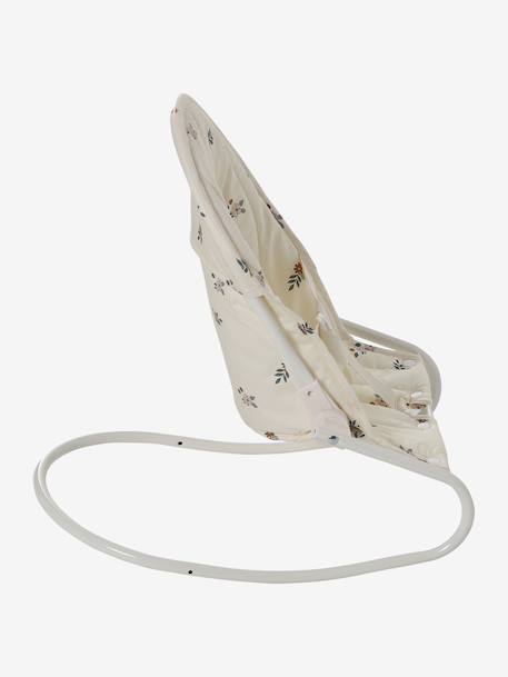 Metal Baby Bouncer for Baby Dolls ecru 