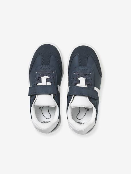Trainers with Elasticated Laces & Hook-&-Loop Fasteners For Children, Designed for Autonomy navy blue 