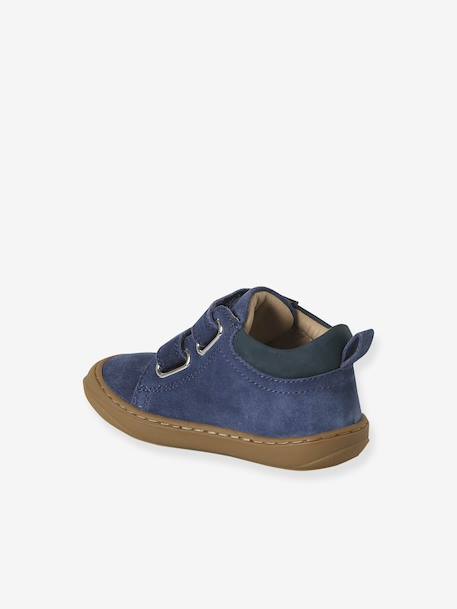 Pair of Soft Leather Boots for Babies, Designed for First Steps beige+blue+brown+electric blue+green+ocean blue+ochre+sage green+set beige+set brown+set green 