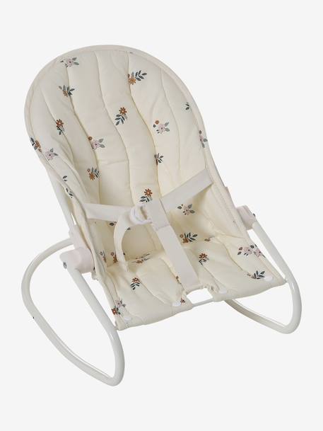 Metal Baby Bouncer for Baby Dolls ecru 