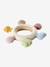 Silicone sensory teething ring wood 