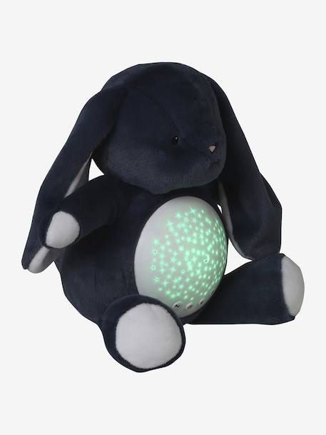 Stars Projecting Fox Night Light denim blue+golden yellow+grey+Grey+Orange 