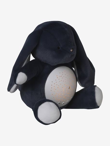 Stars Projecting Fox Night Light denim blue+golden yellow+grey+Grey+Orange 