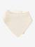 3 Bandana-Style Bibs in Cotton Gauze Brown+cappuccino+ecru+grey blue+Light Green+pale pink+printed beige+sage green+White/Print 