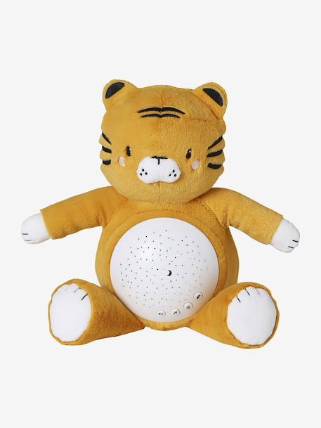 Stars Projecting Fox Night Light denim blue+golden yellow+grey+Grey+Orange 