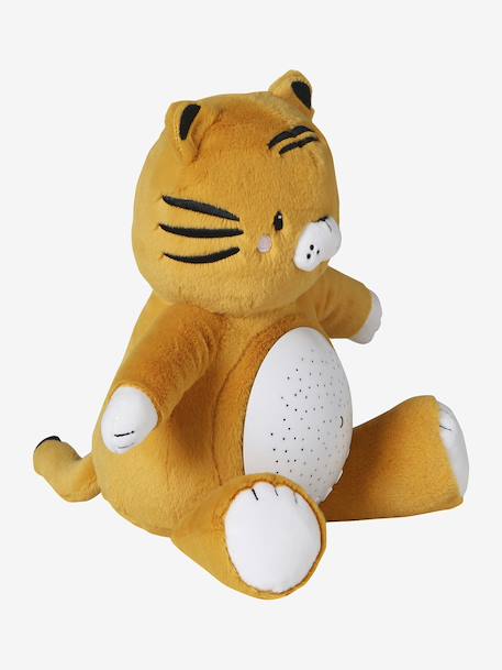 Stars Projecting Fox Night Light denim blue+golden yellow+grey+Grey+Orange 