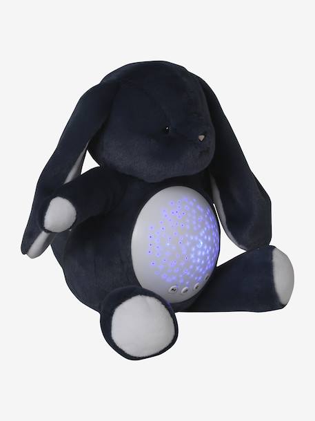 Stars Projecting Fox Night Light denim blue+golden yellow+grey+Grey+Orange 