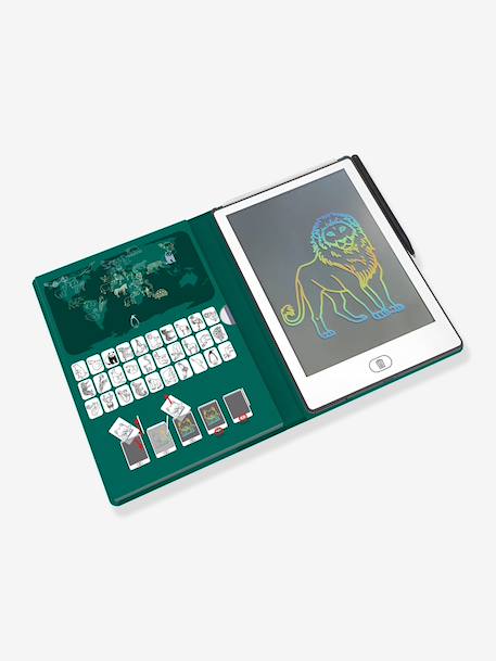 KIDYWOLF mini Kidydraw drawing tablet fir green+mauve+rose+violet+yellow 