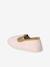 Elasticated Canvas Slippers for Children pale pink+printed pink+rose 