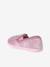 Elasticated Slippers for Children, Made in France printed pink 