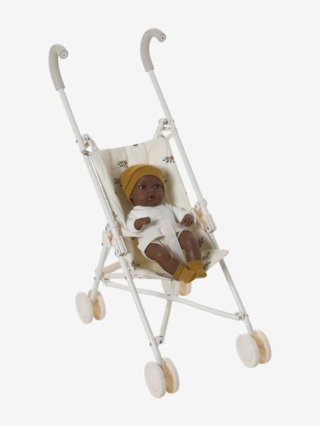 Large Lightweight Pushchair for Baby Dolls ecru 
