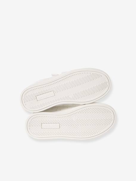 Trainers with Hook-&-Loop Fasteners for Children printed white 