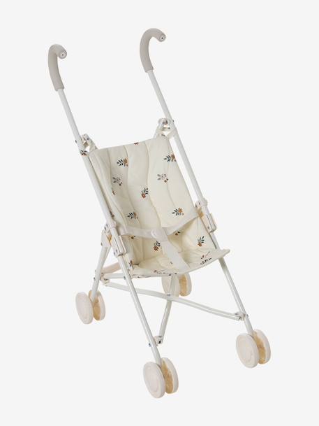 Large Lightweight Pushchair for Baby Dolls ecru 