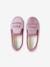 Elasticated Slippers for Children, Made in France printed pink 