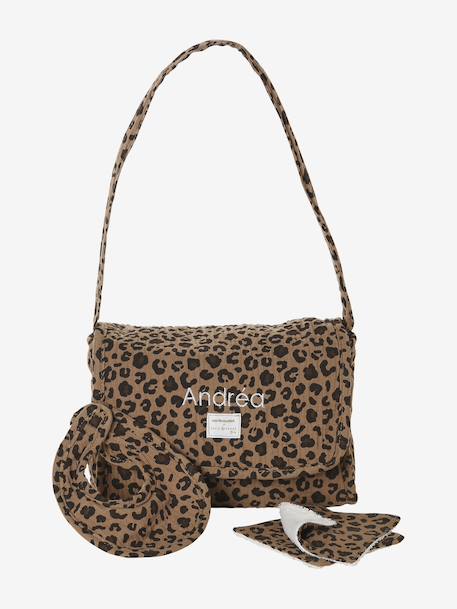 Changing Bag & Accessories For Baby Doll Collab' VERTBAUDET x ENVIE DE FRAISE brown 
