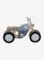Wooden FSC®100% motorcycle ride-on toy blue 