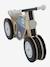 Wooden FSC®100% motorcycle ride-on toy blue 