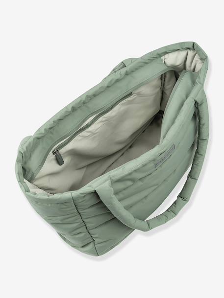 Quilted Tote Changing Bag, DONE BY DEER green+sandy beige 