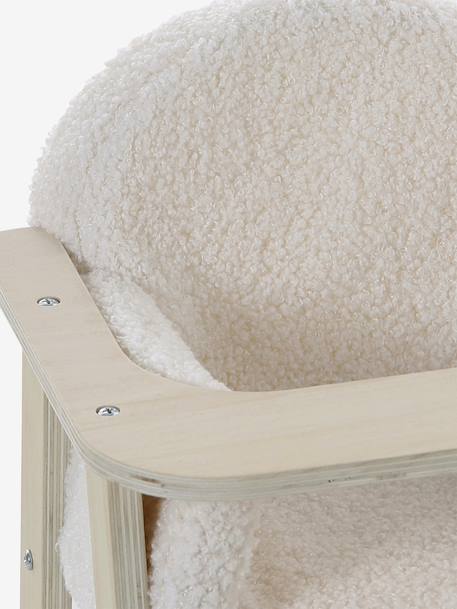 Rocking High Chair in FSC®100% Wood for Dolls wood 