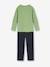 Pack of 2 Dino Pyjamas for Boys green 