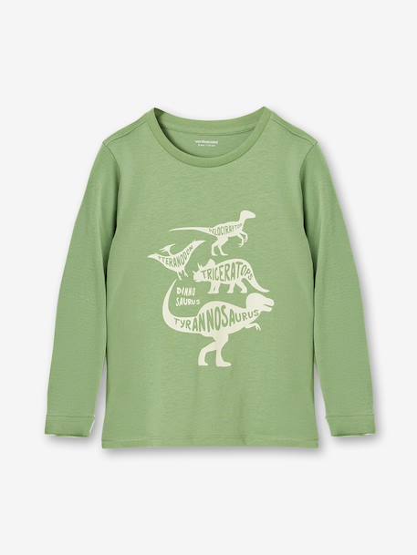 Pack of 2 Dino Pyjamas for Boys green 
