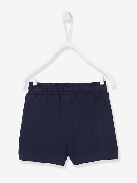 Bermuda Shorts in Fleece for Baby Boys caramel+Dark Blue+grey blue 