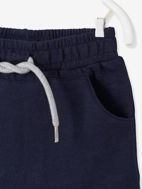 Bermuda Shorts in Fleece for Baby Boys caramel+Dark Blue+grey blue 