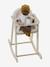 Rocking High Chair in FSC®100% Wood for Dolls wood 