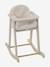 Rocking High Chair in FSC®100% Wood for Dolls wood 