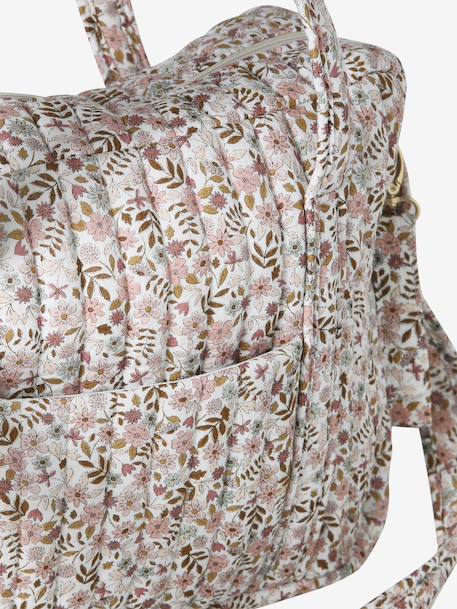 JOIOSA cotton muslin changing bag bronze+ecru+night blue+printed beige 