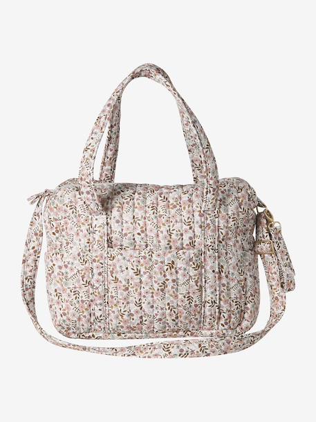 JOIOSA cotton muslin changing bag bronze+ecru+night blue+printed beige 