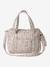 JOIOSA cotton muslin changing bag bronze+ecru+night blue+printed beige 