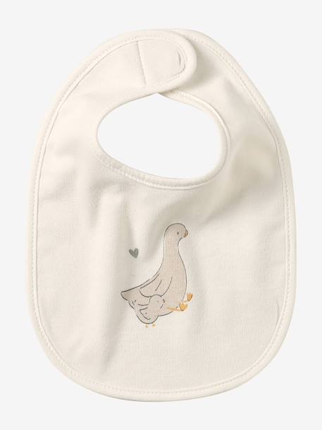 Vertbaudet Pack of 7 Newborn Bibs aqua green+chequered green+Light Green/Print+White 